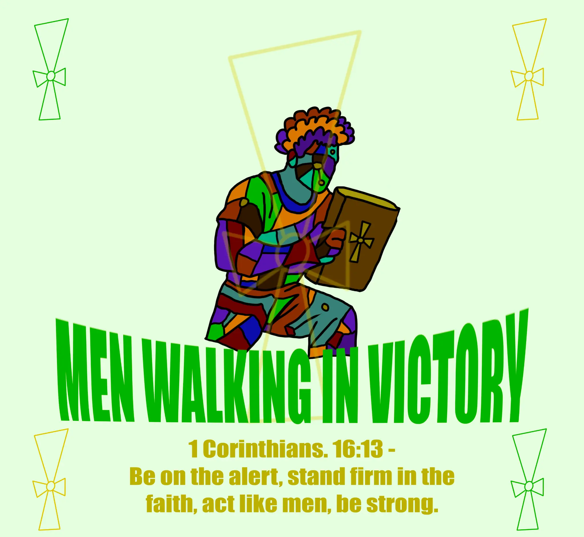 Men Walking in Victory